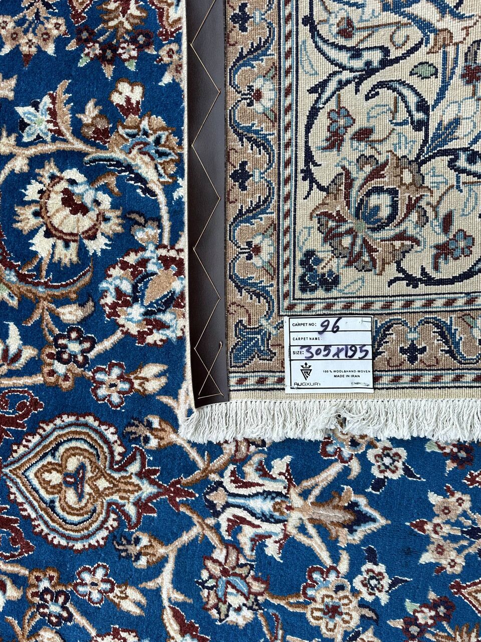 3x2M Silkinlaid Rug Nain (9La) - Image 12