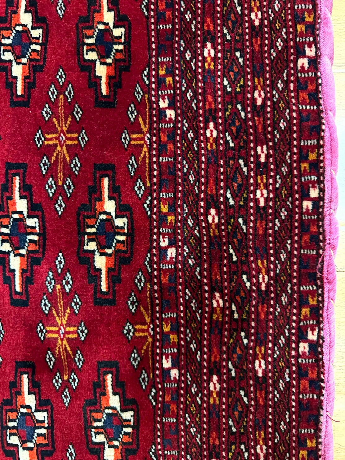 1.5 x 0.8 M Persian Turkoman Poshti Rug - Image 7