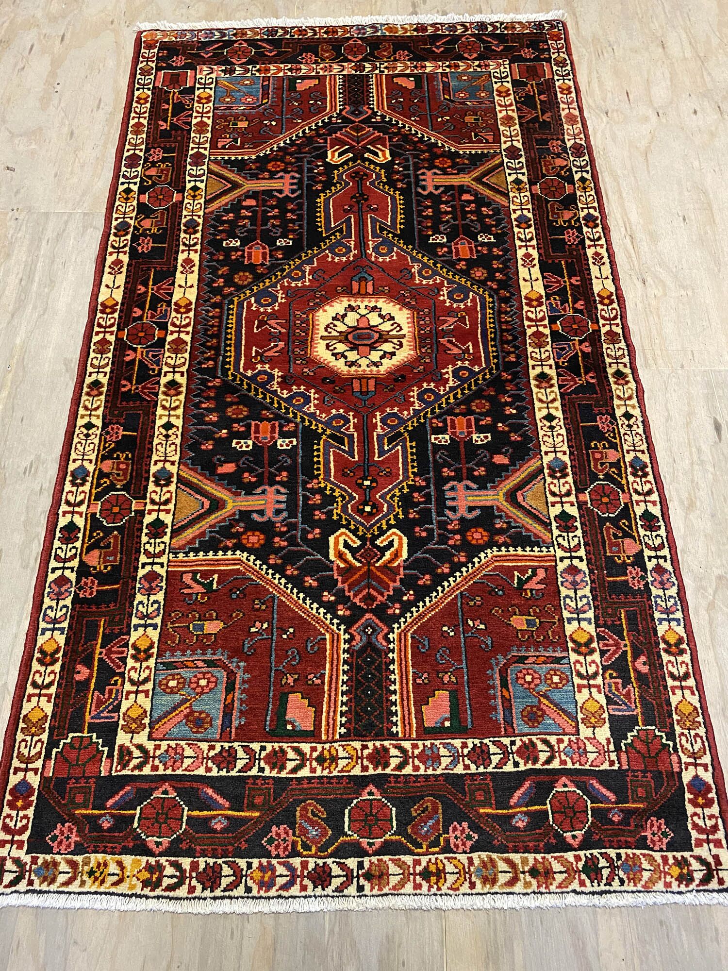 2x1.1M Village Tuserkan Persian Rug - Image 6