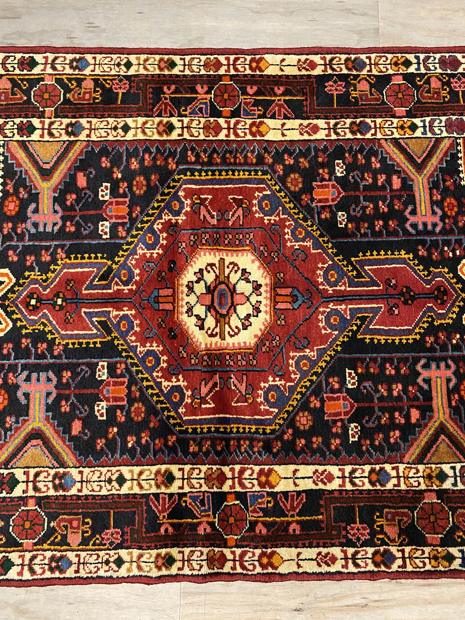 2x1.1M Village Tuserkan Persian Rug - Image 3