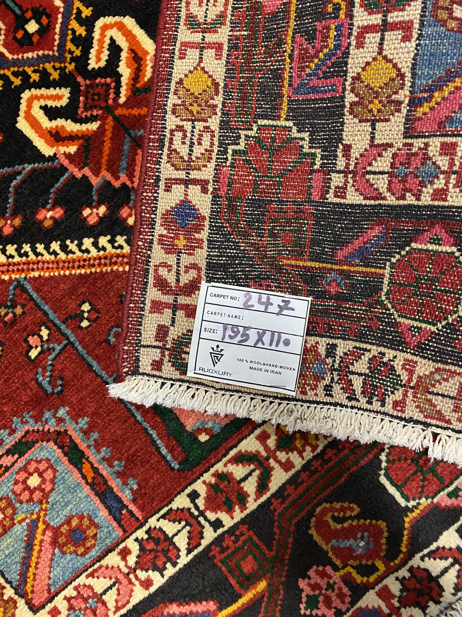 2x1.1M Village Tuserkan Persian Rug - Image 5