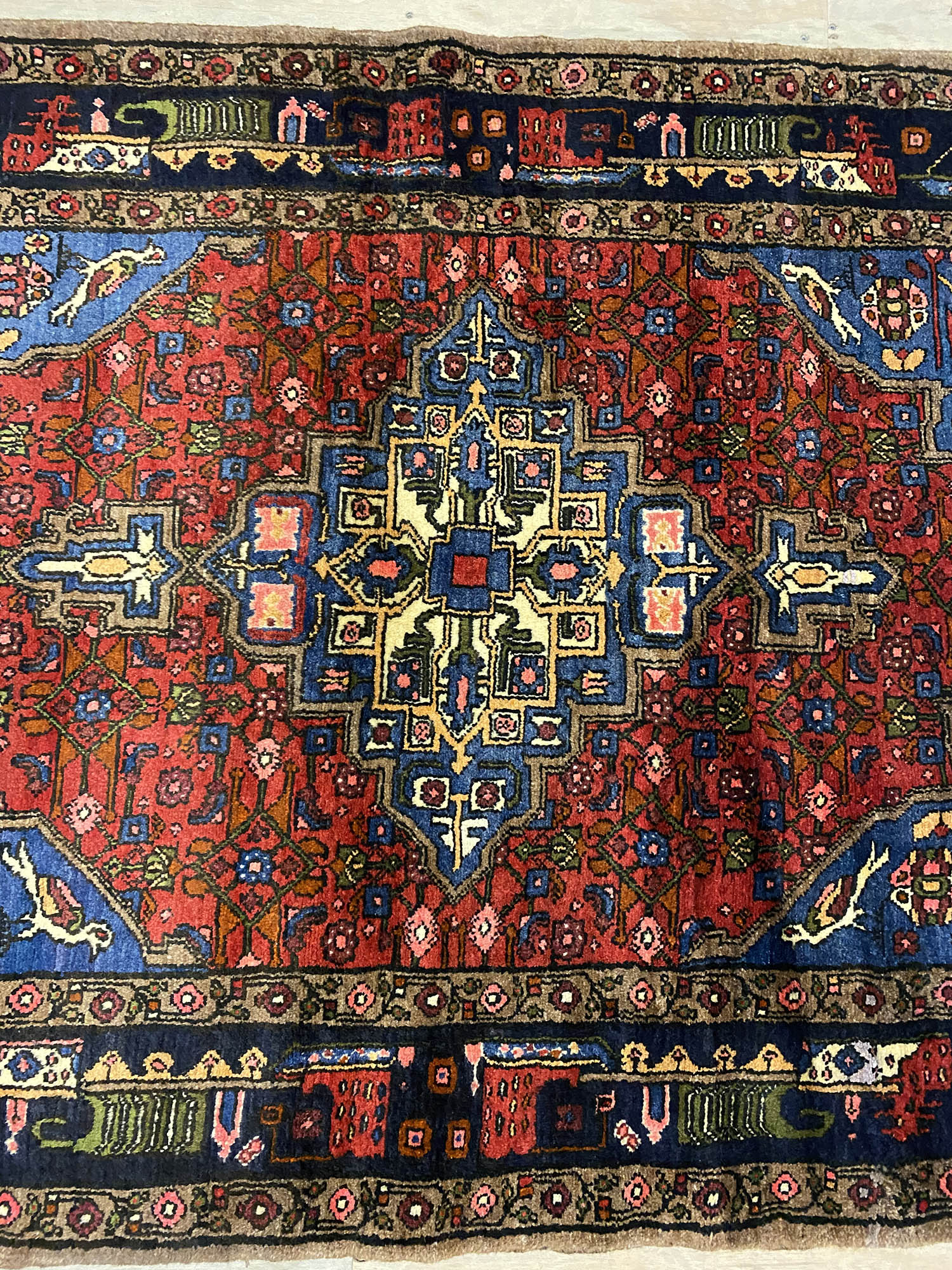 1.5x1M Hamedan Rug (Mehraban) - Image 3