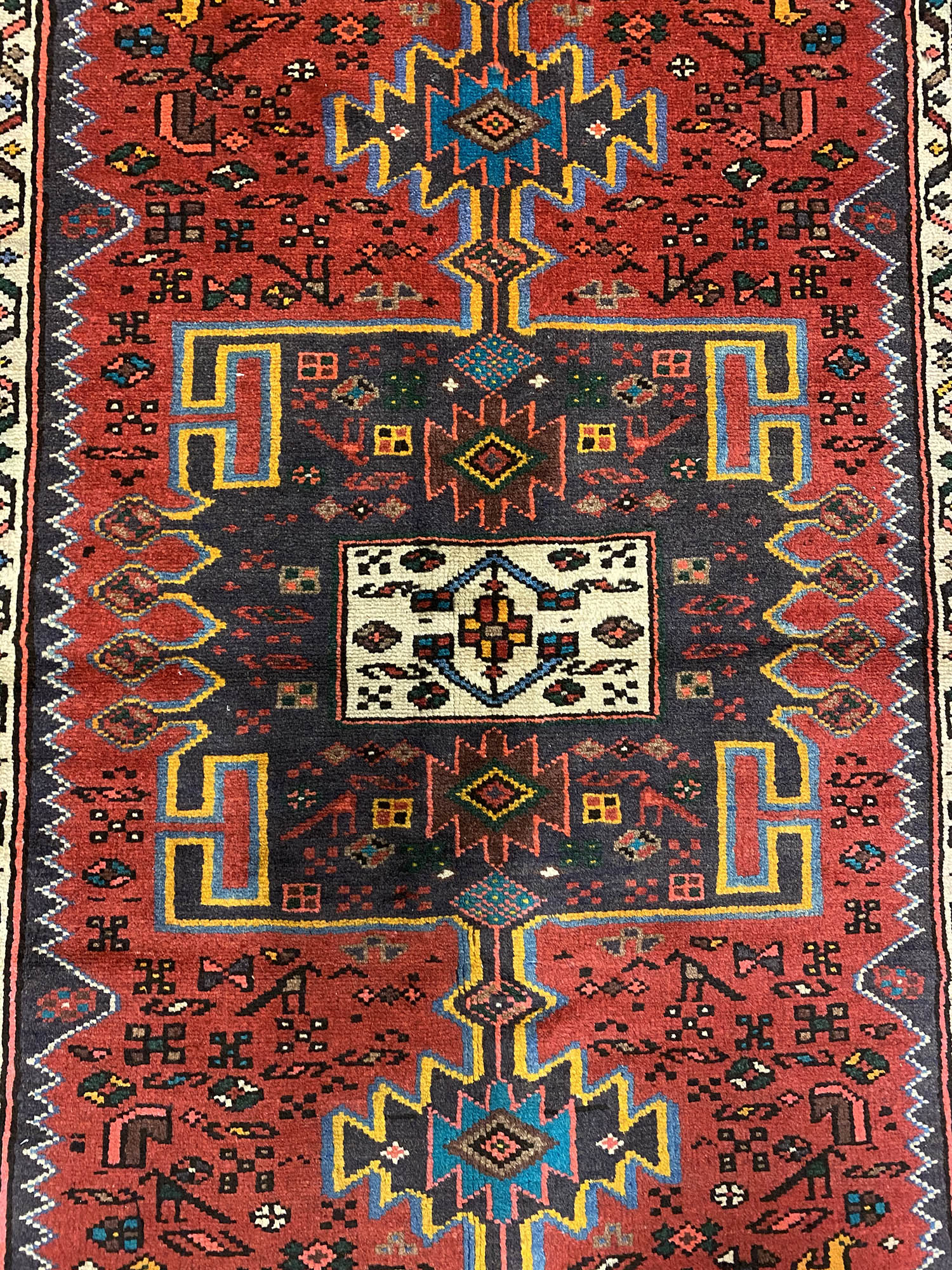 1.5x1M Persian Hamedan Rug - Image 3