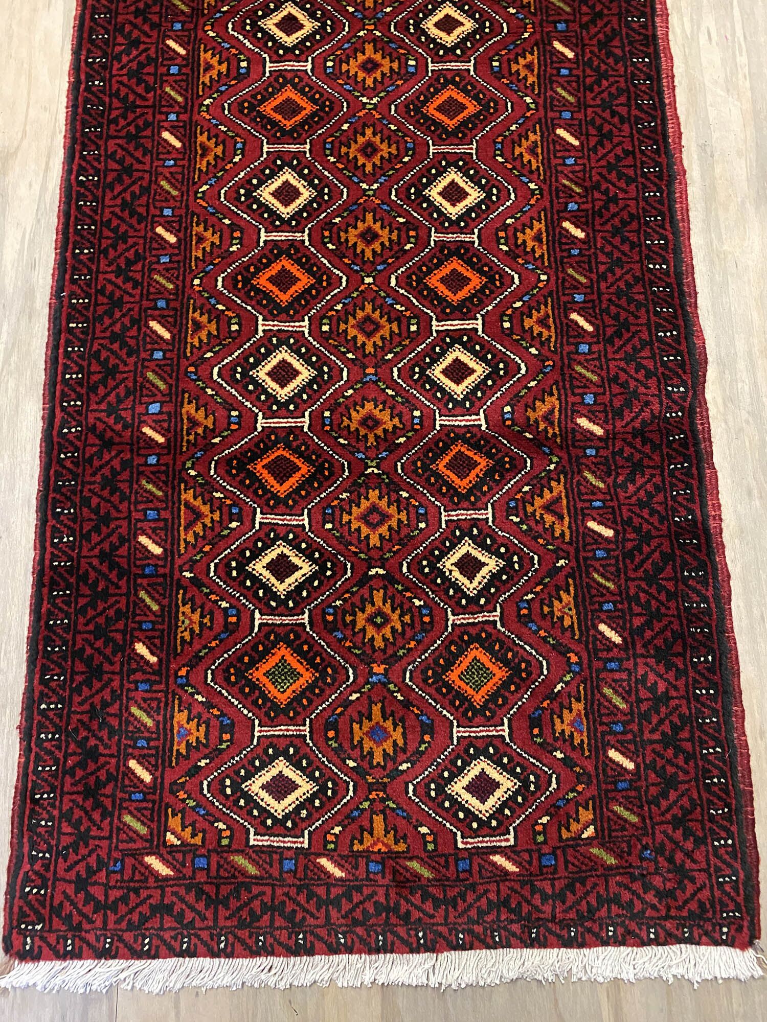 2m Persian Balouchi Nomadic Runner - Image 5