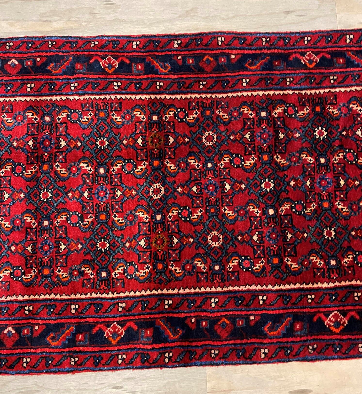 4.3M Hamedan Persian Runner (Hosseinabad) - Image 5