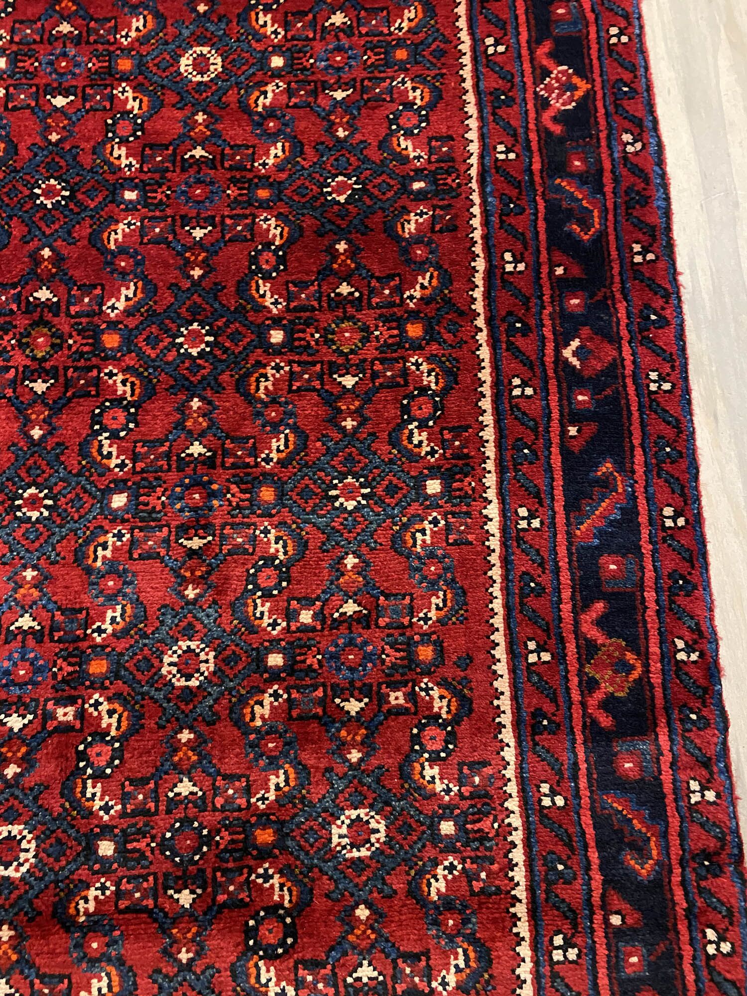 4.3M Hamedan Persian Runner (Hosseinabad) - Image 6