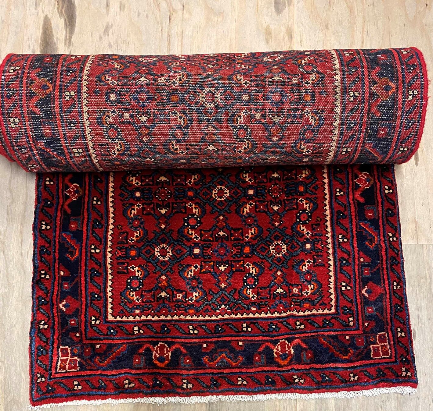 4.3M Hamedan Persian Runner (Hosseinabad) - Image 10