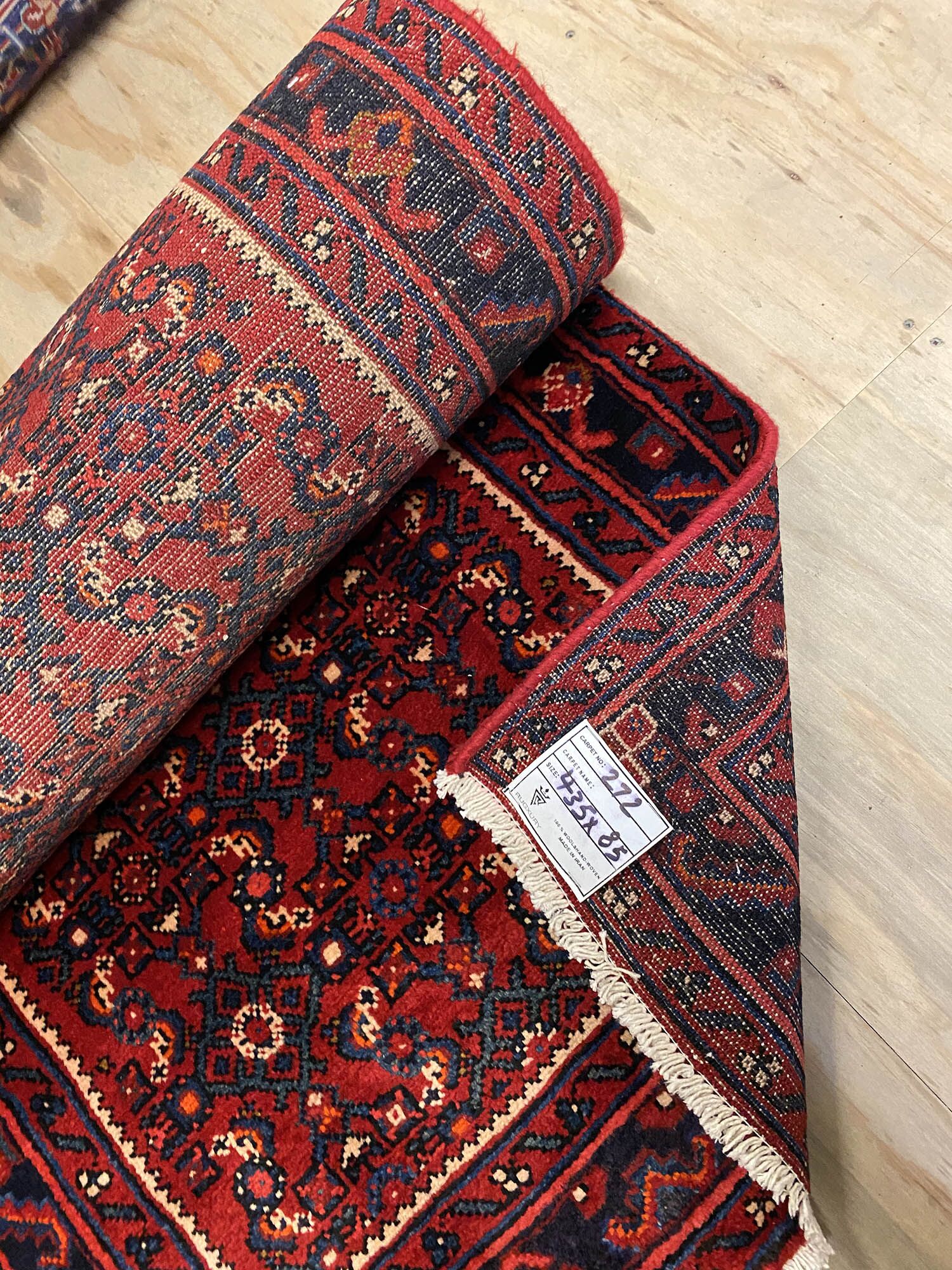 4.3M Hamedan Persian Runner (Hosseinabad) - Image 11