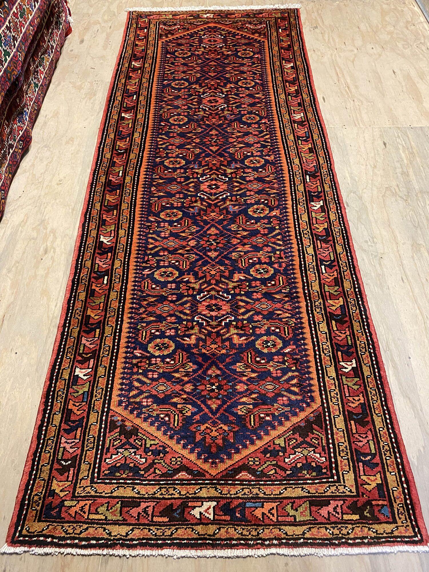 3M Antique Hamedan Persian Runner - Image 4