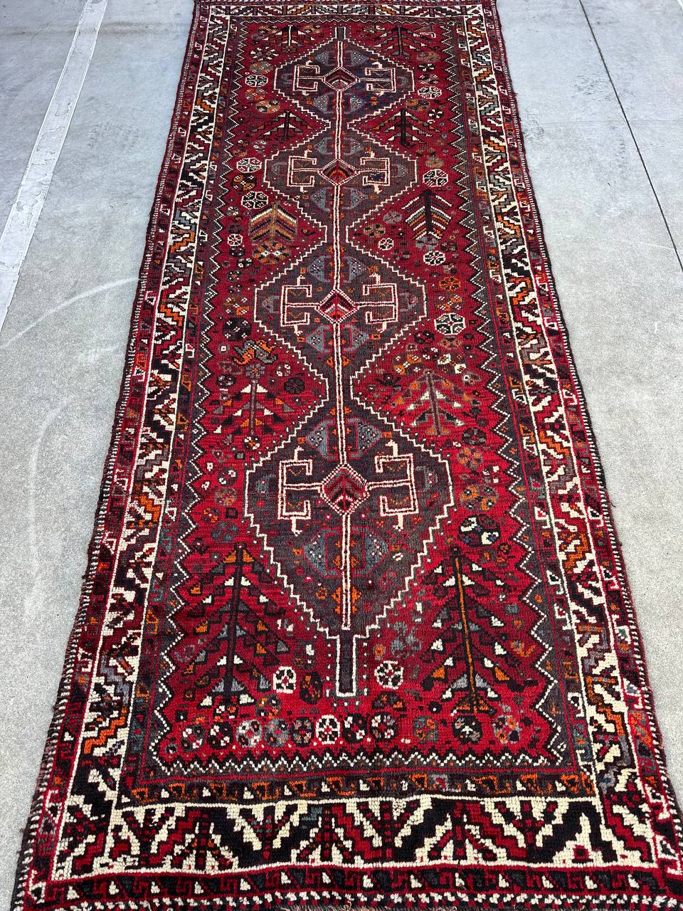 3.1M Qashghai Shiraz Persian Runner - Image 2