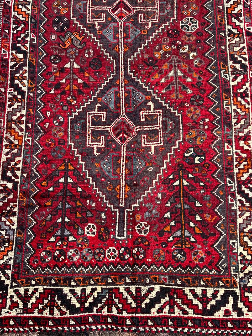 3.1M Qashghai Shiraz Persian Runner - Image 7
