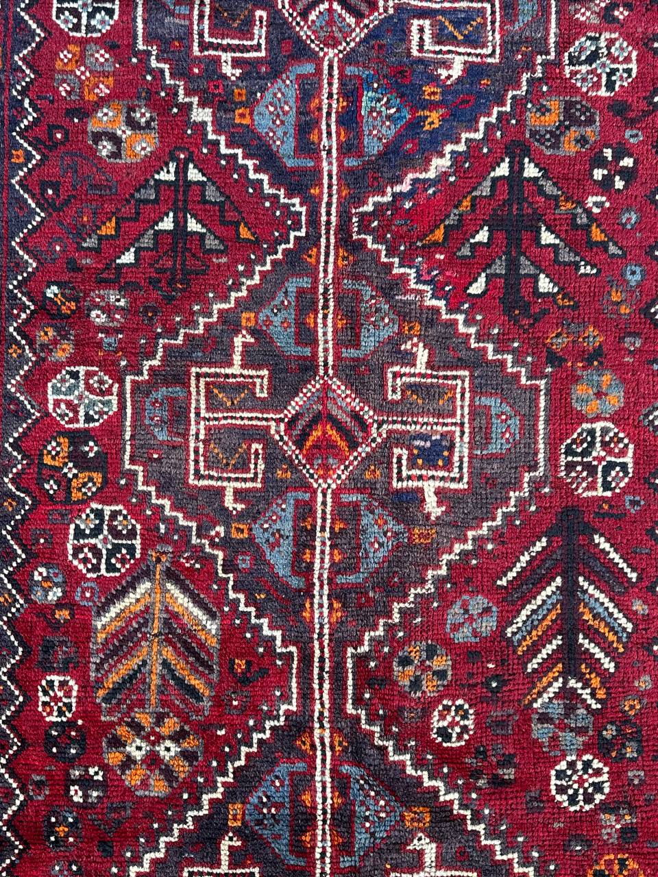 3.1M Qashghai Shiraz Persian Runner - Image 8