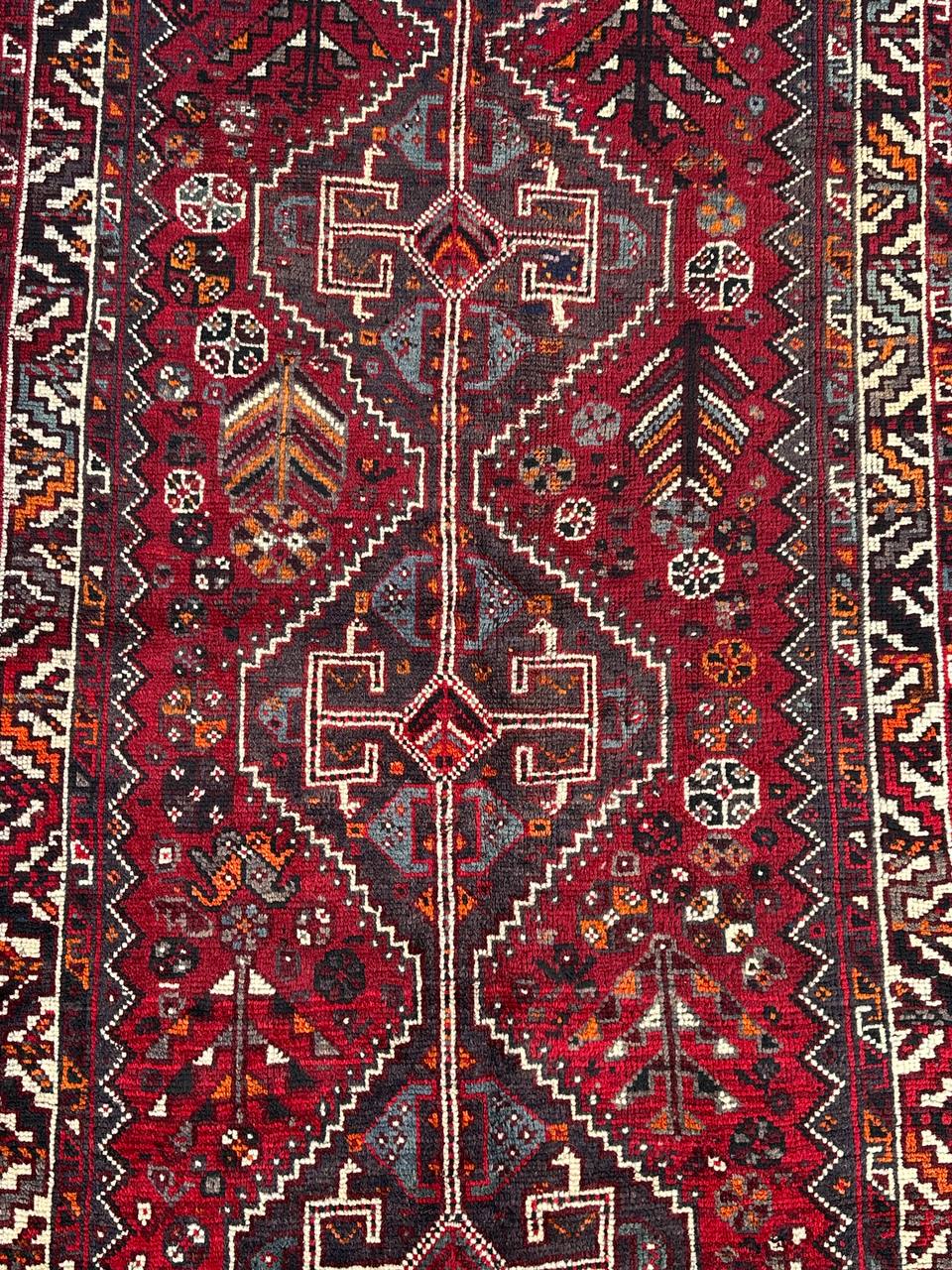 3.1M Qashghai Shiraz Persian Runner - Image 6