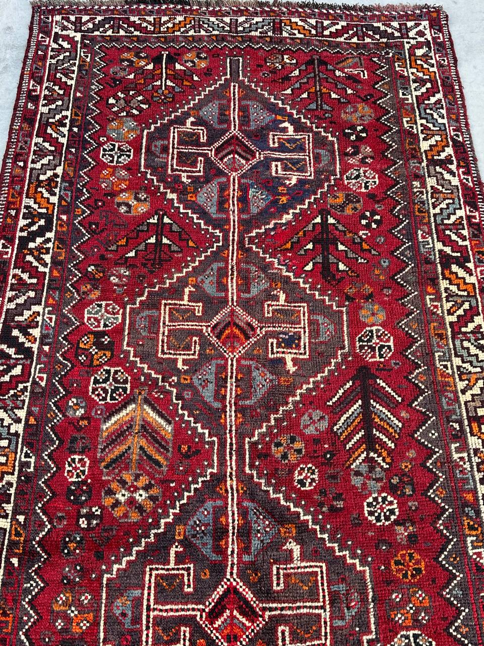 3.1M Qashghai Shiraz Persian Runner - Image 5