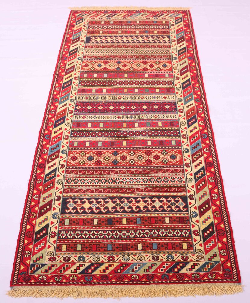 2x0.8M Persian Sumak Kilim Runner Rug - Image 2
