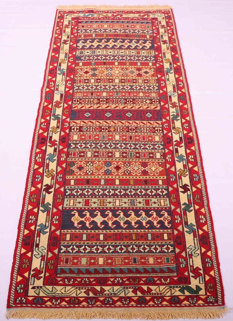 2x0.8M Persian Sumak Kilim Runner Rug - Image 2