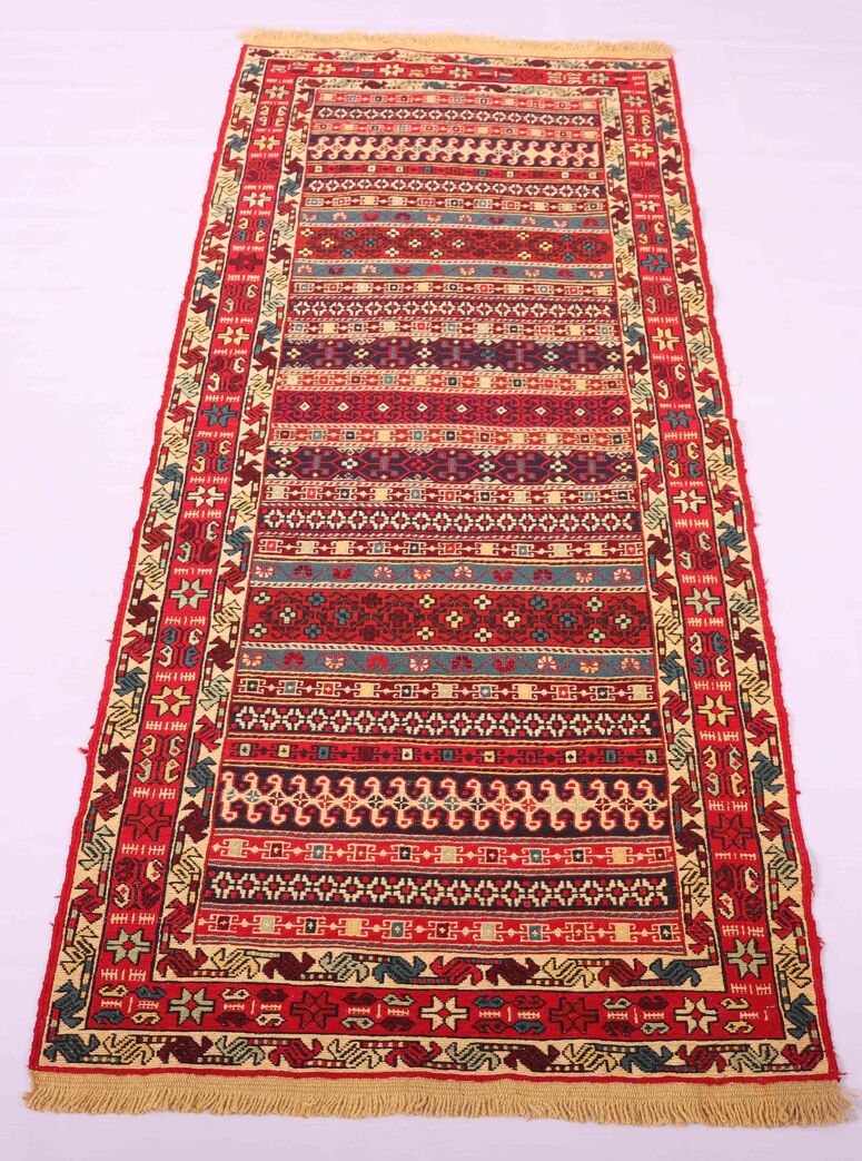 2x0.8M Persian Sumak Kilim Runner Rug - Image 2