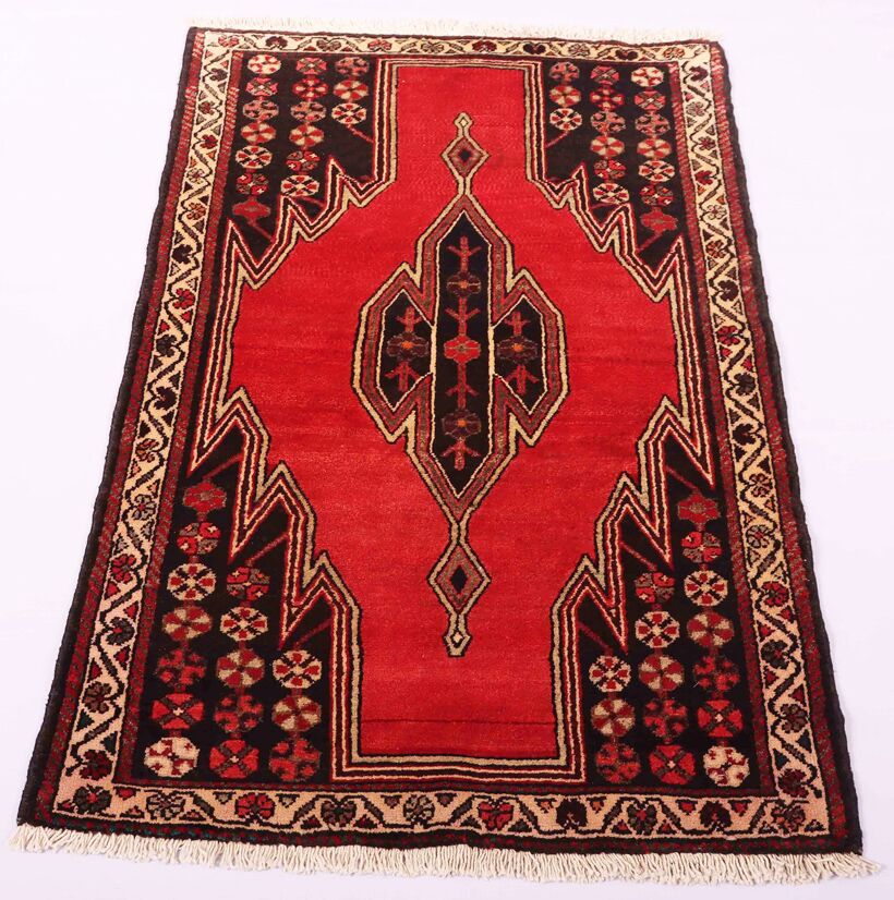 1.3x0.8 M Antique Persian Mazleghan Rug - Image 2
