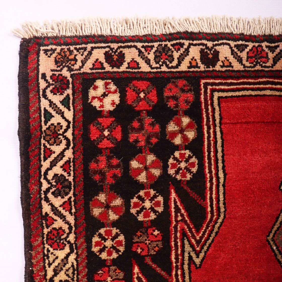 1.3x0.8 M Antique Persian Mazleghan Rug - Image 4
