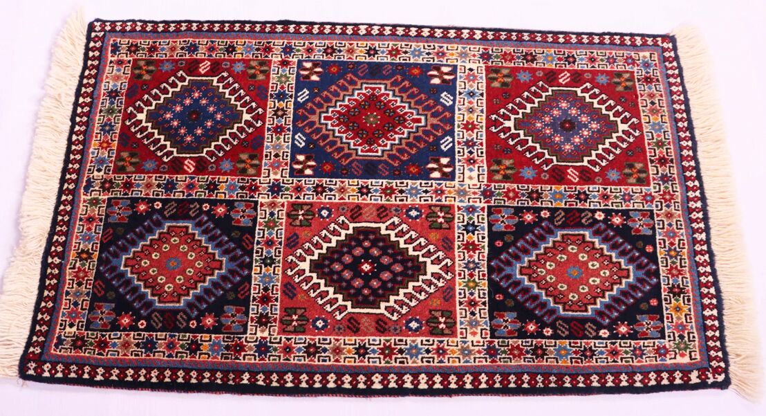 1x0.6M Persian Yalameh Rug - Image 4