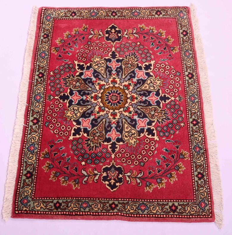 0.6x0.9M Fine Kashmar Persian Rug - Image 2