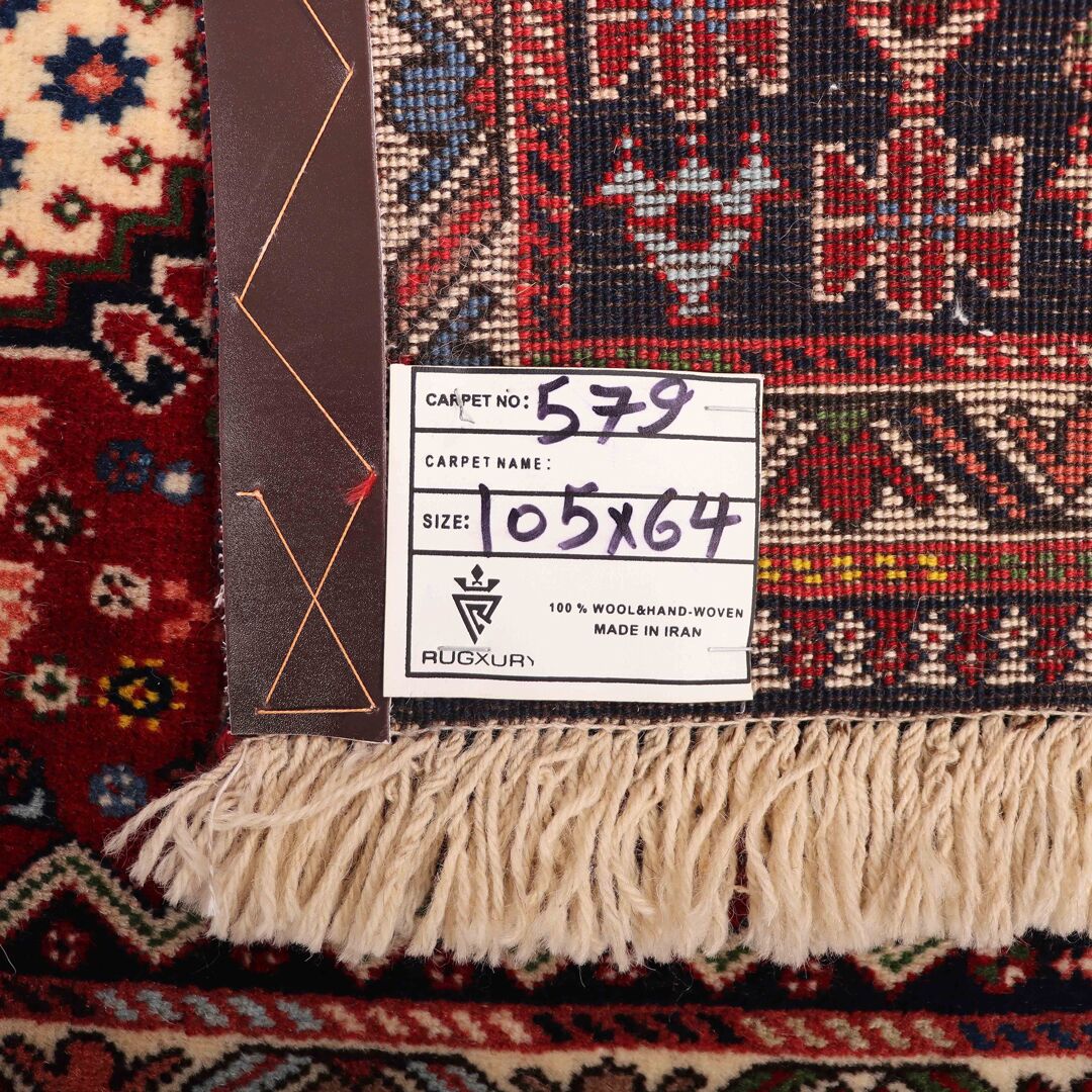 1x0.6M Persian Yalameh Rug - Image 6