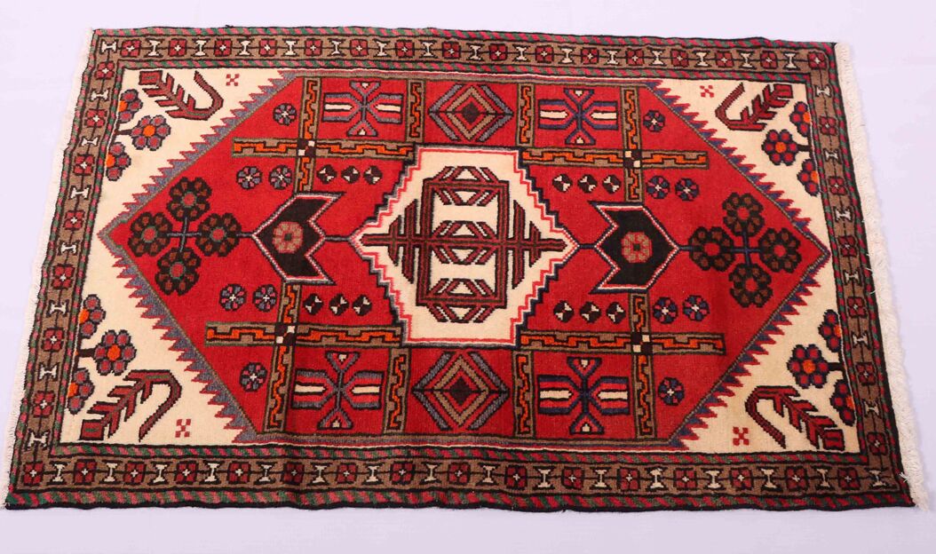 1.2x0.8M Tribal Persian Saveh Rug - Image 3