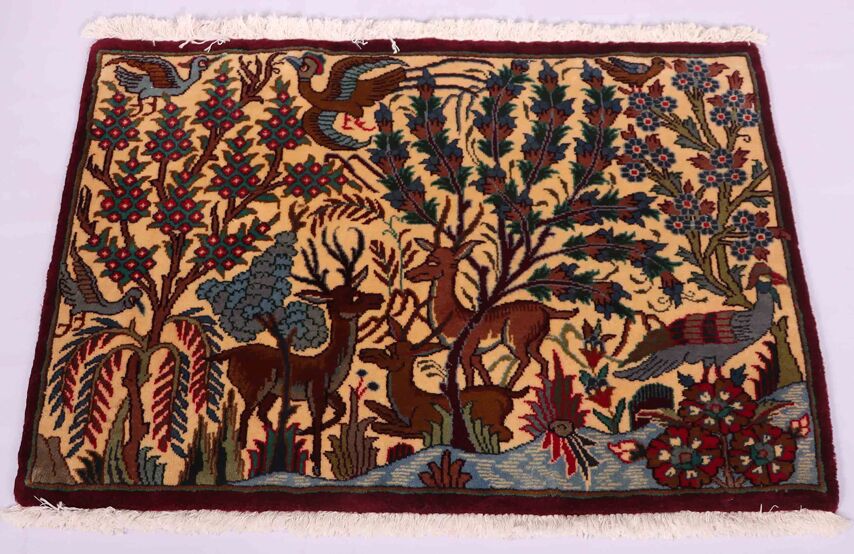 0.9x0.7M Garden Design Kashmar Rug - Image 4