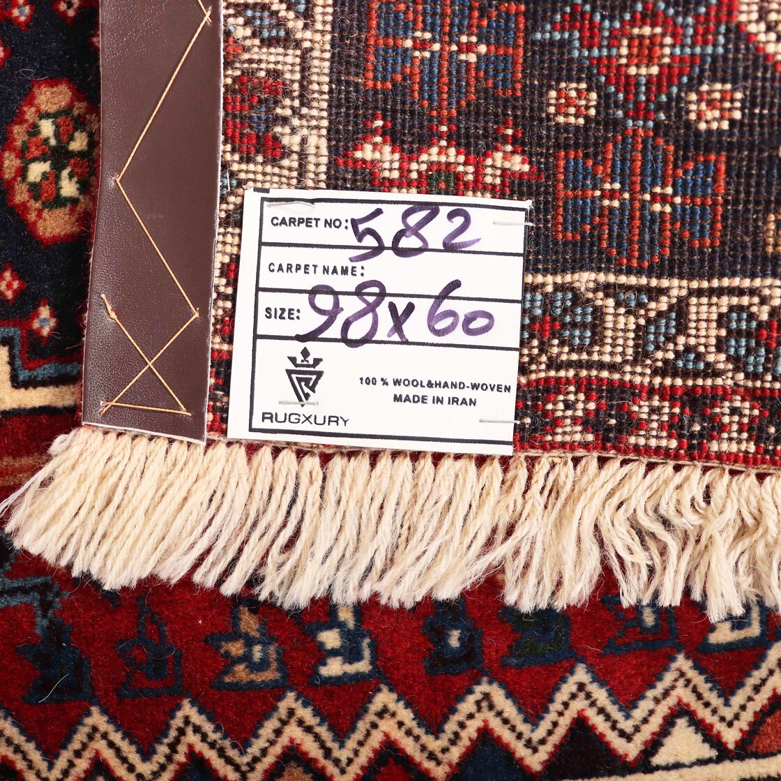 1x0.6M Persian Yalameh Rug - Image 4