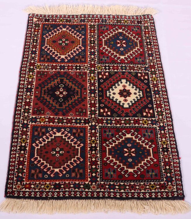 1x0.6M Persian Yalameh Rug - Image 2