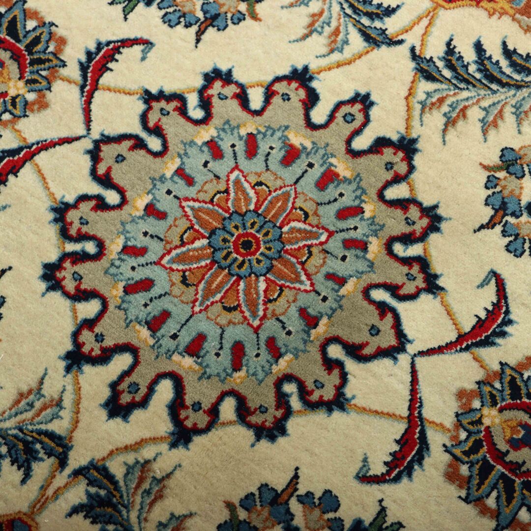 4.2x3.2M Antique Signed Kashan Rug - Image 8