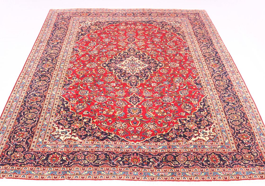 3.5x2.5M Traditional Persian Kashan Rug - Image 6