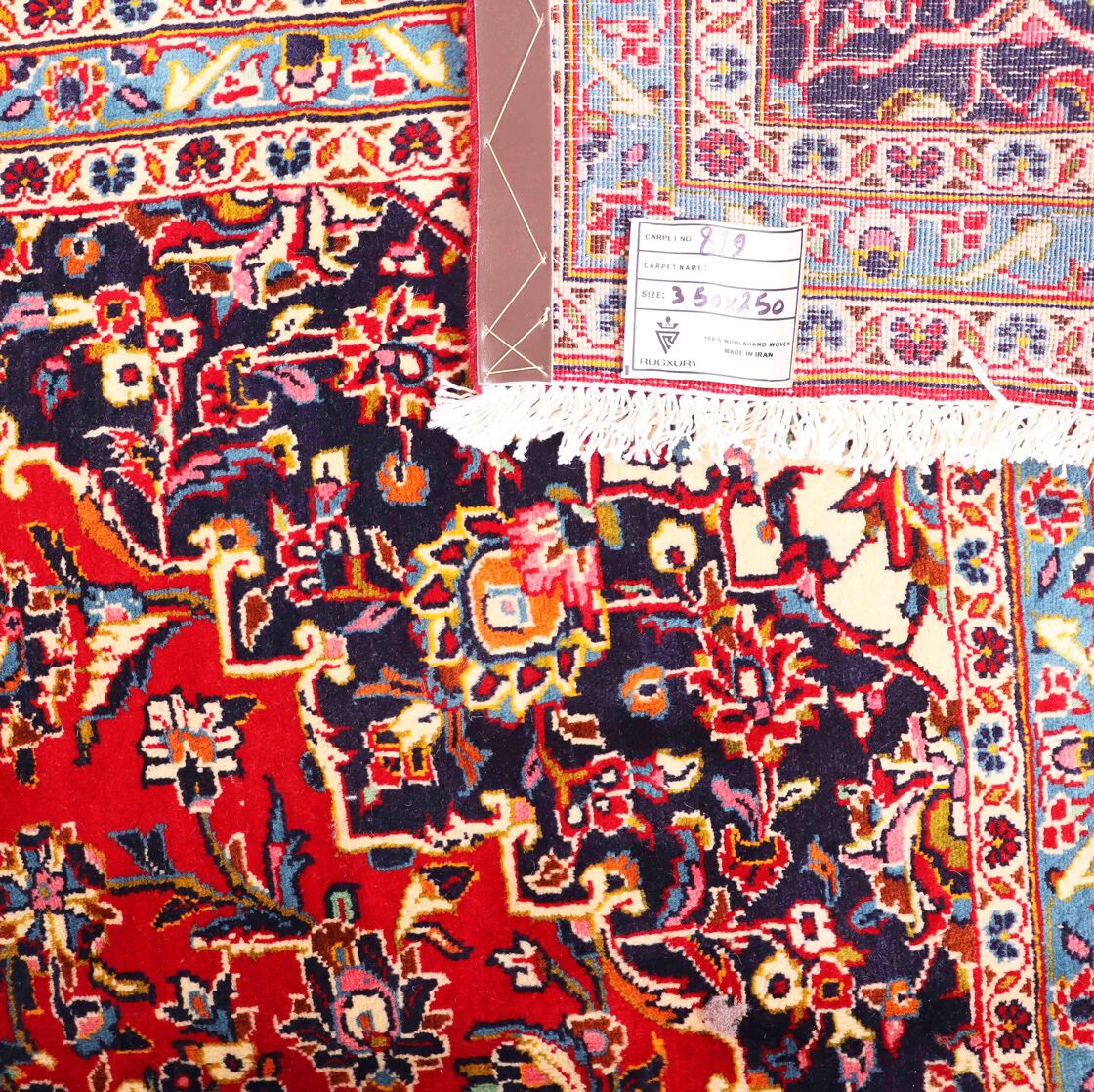 3.5x2.5M Traditional Persian Kashan Rug - Image 7