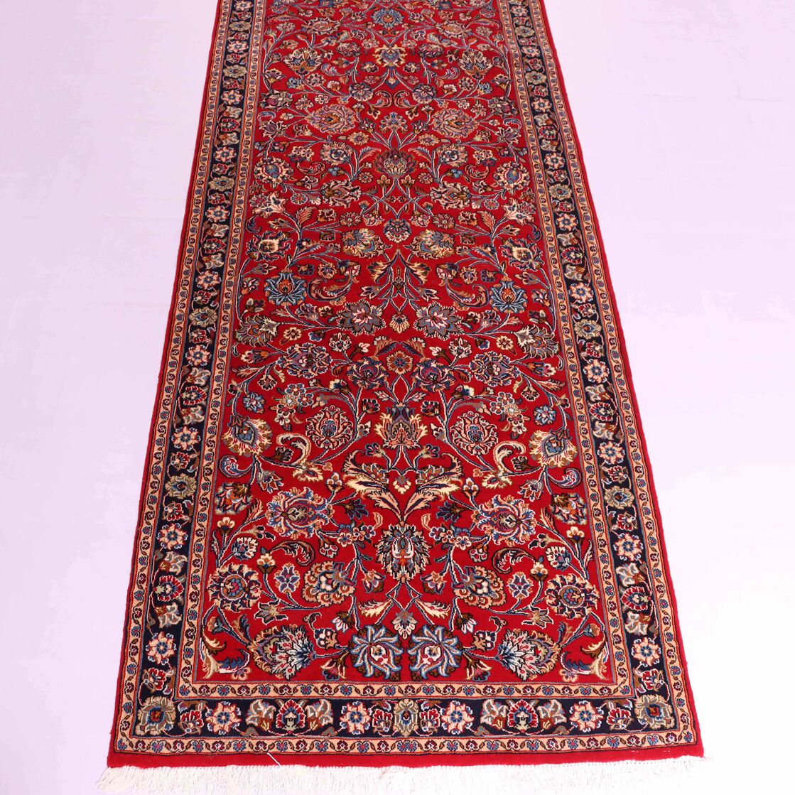 8.5m Antique And Rare Persian Mashad Runner - Image 3