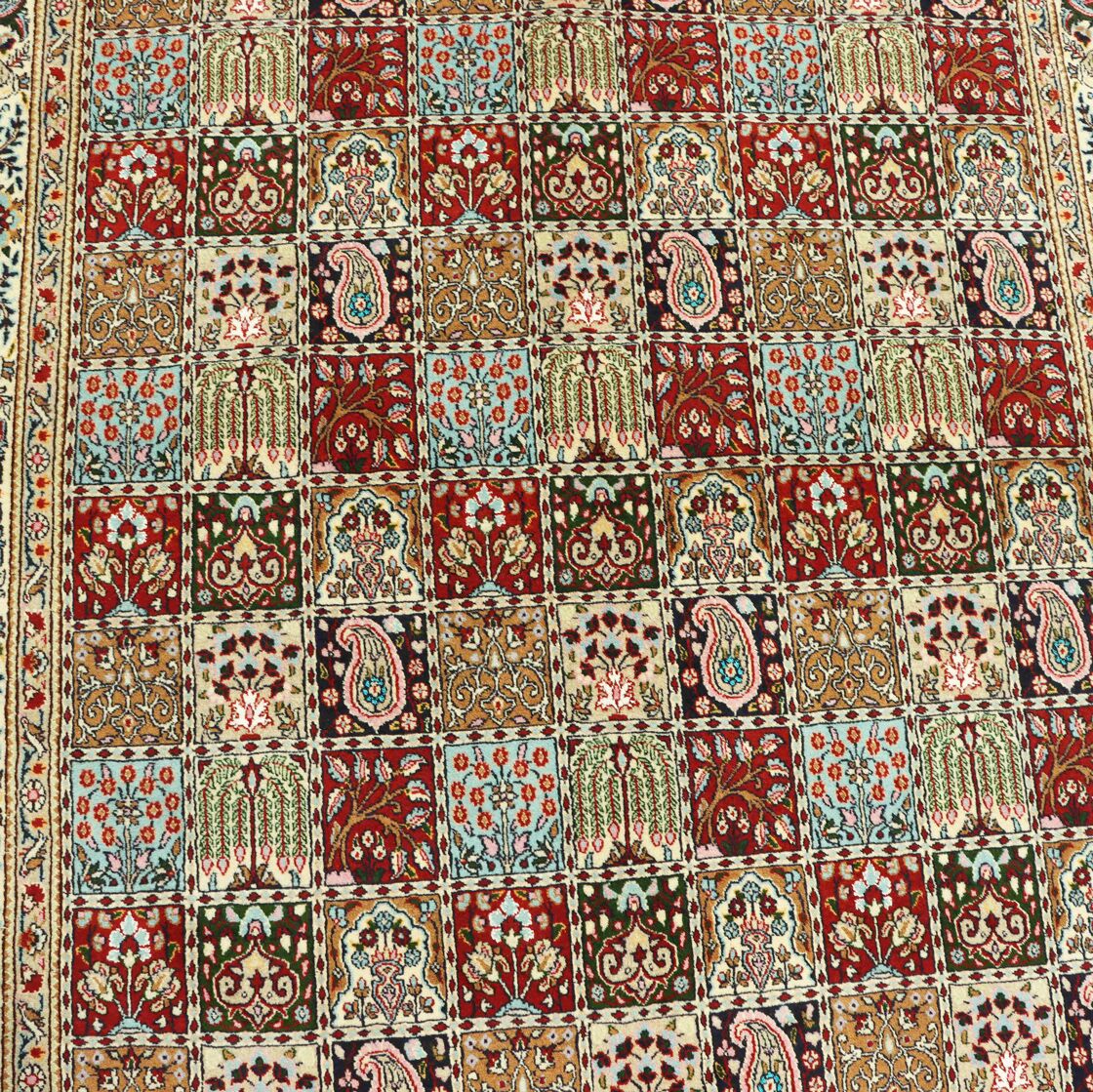 2.3x1.7M Garden Design Mood Persian Rug (Silkinlaid) - Image 4