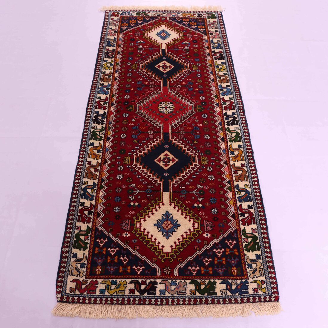 2.1x0.8M Persian Yalameh Rug - Image 5
