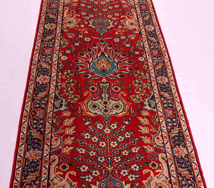 3.4m Vase Design Tabriz Persian Runner - Image 3