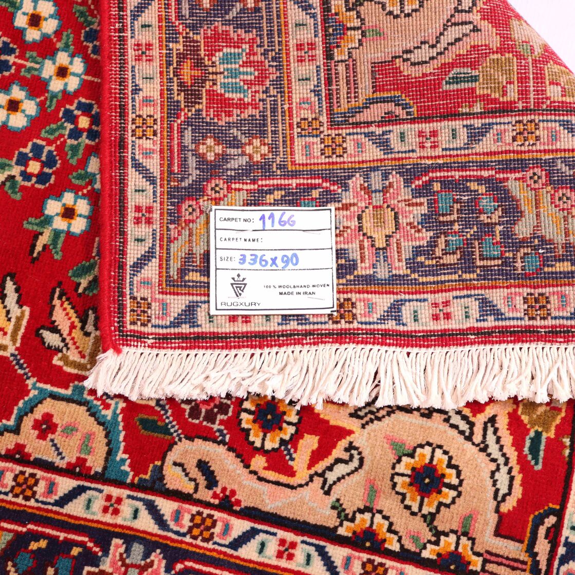 3.4m Vase Design Tabriz Persian Runner - Image 7