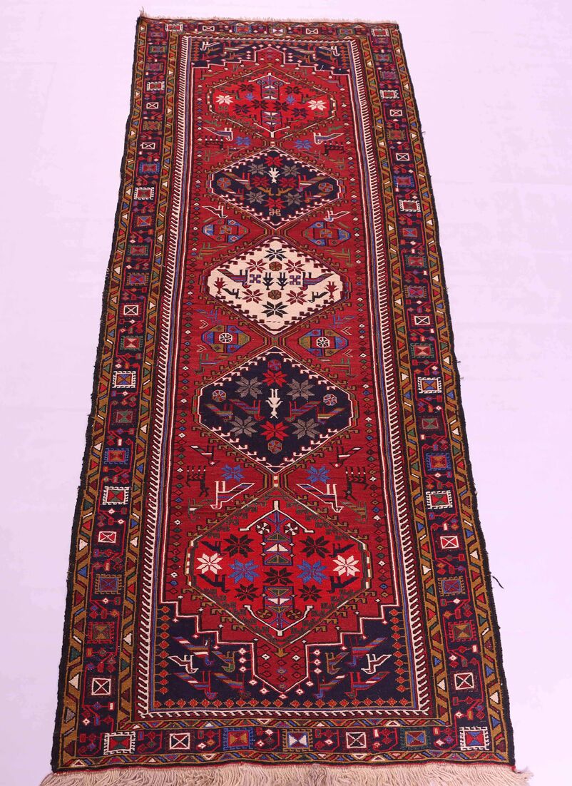 2.7x0.9M Persian Sumak Kilim Runner - Image 7