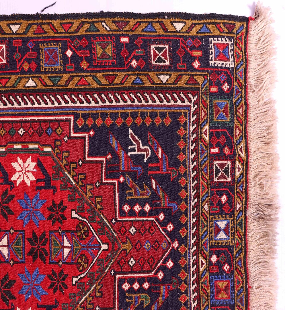 2.7x0.9M Persian Sumak Kilim Runner - Image 5