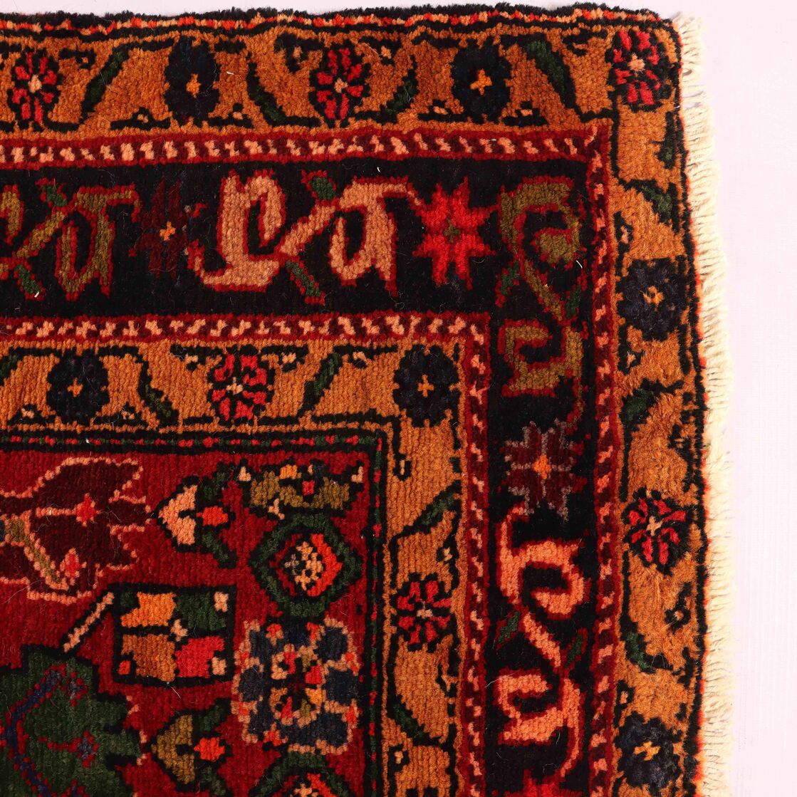 Antique 2x1.1m Zanjan Persian Rug - Image 4