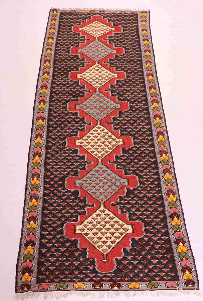 3M Sanandaj Persian Kilim Runner - Image 2