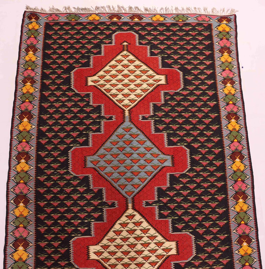 3M Sanandaj Persian Kilim Runner - Image 5