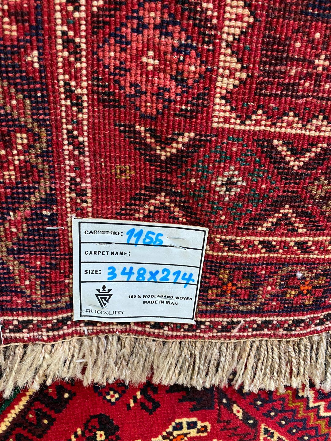 Unique 3.5x2.1M Qashghai Shiraz Rug - Image 9