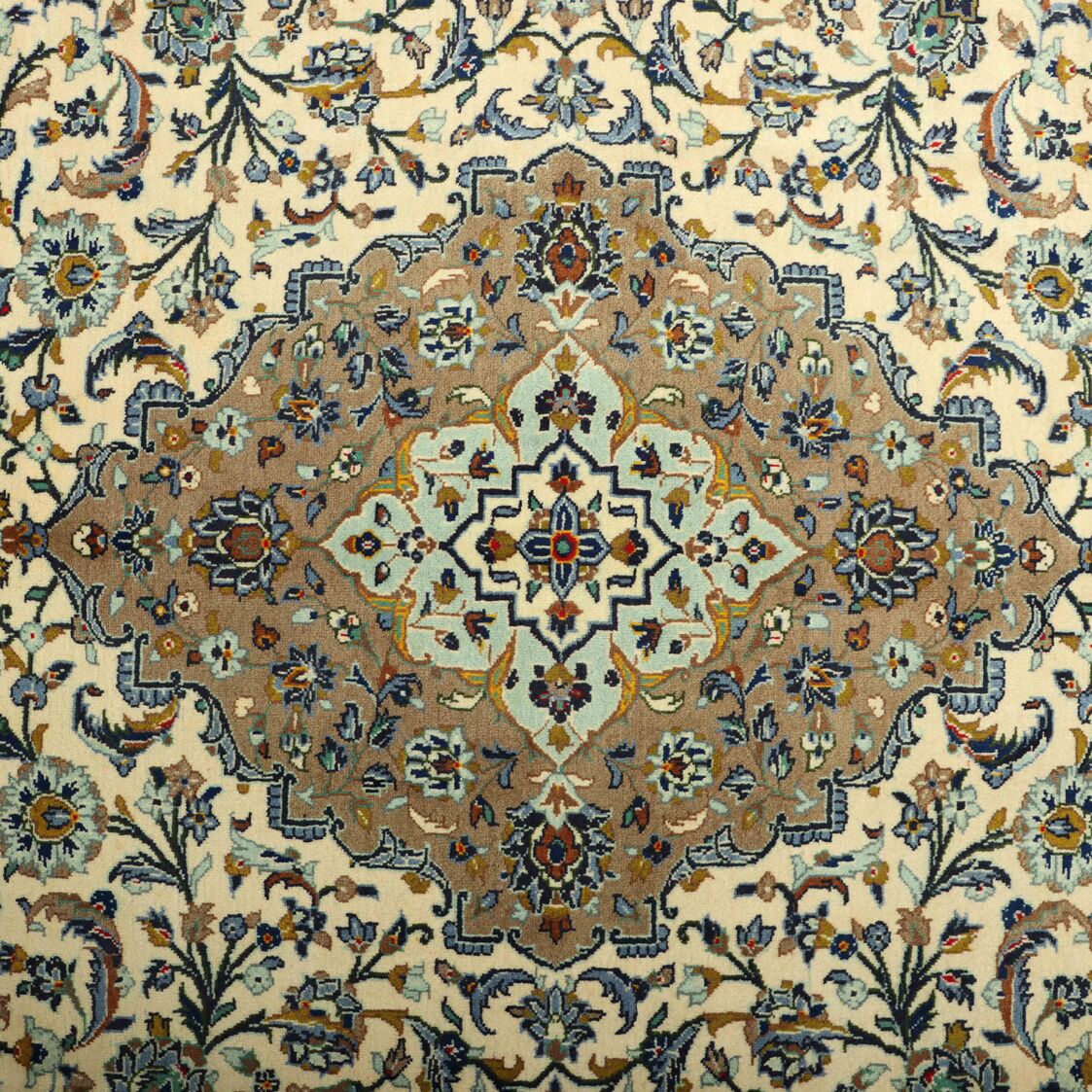 3.4x2.5M Pistachio Persian Kashan Rug - Image 4