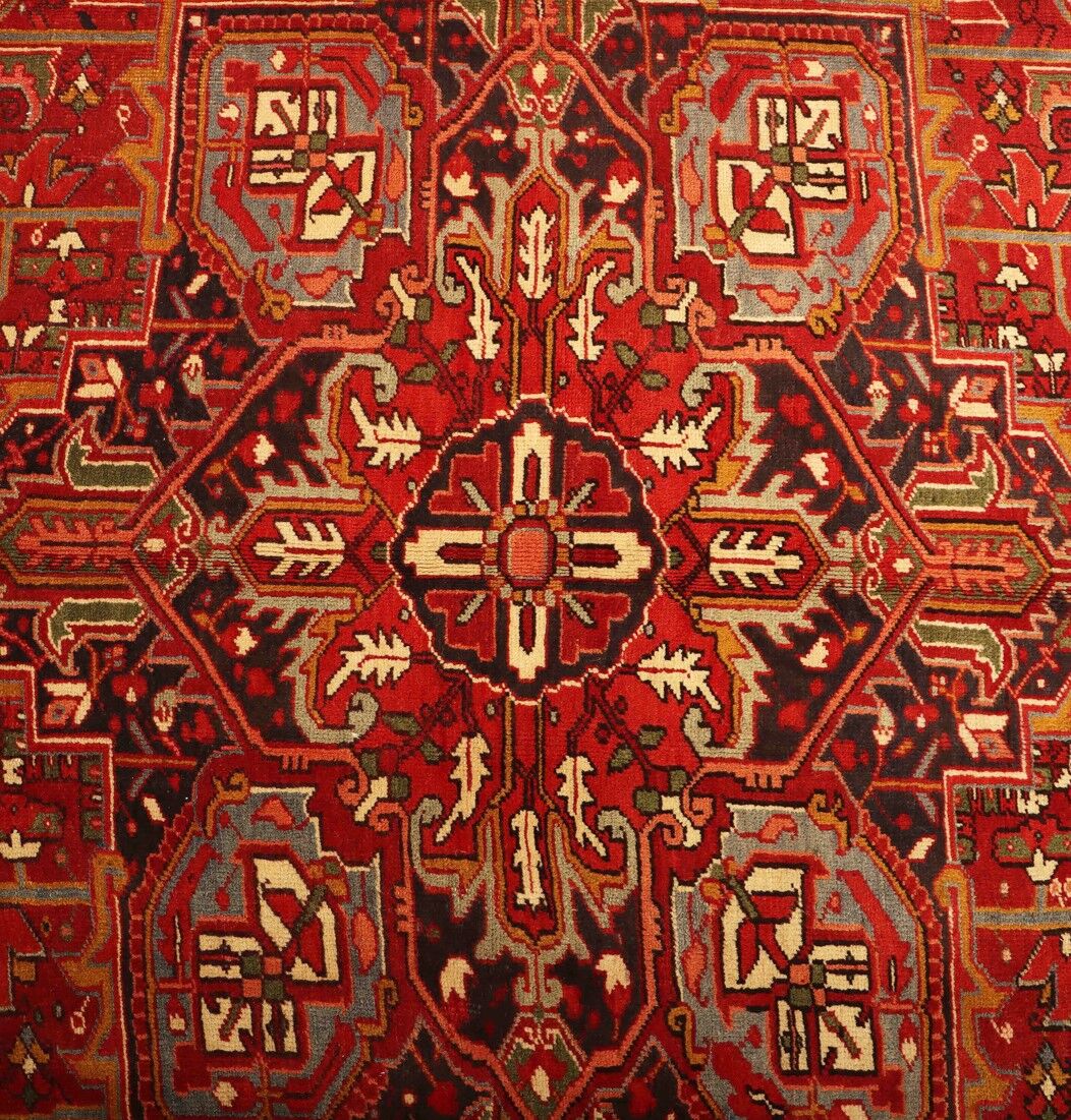 3.4x2.5M Antique&Old Heriz Rug - Image 3