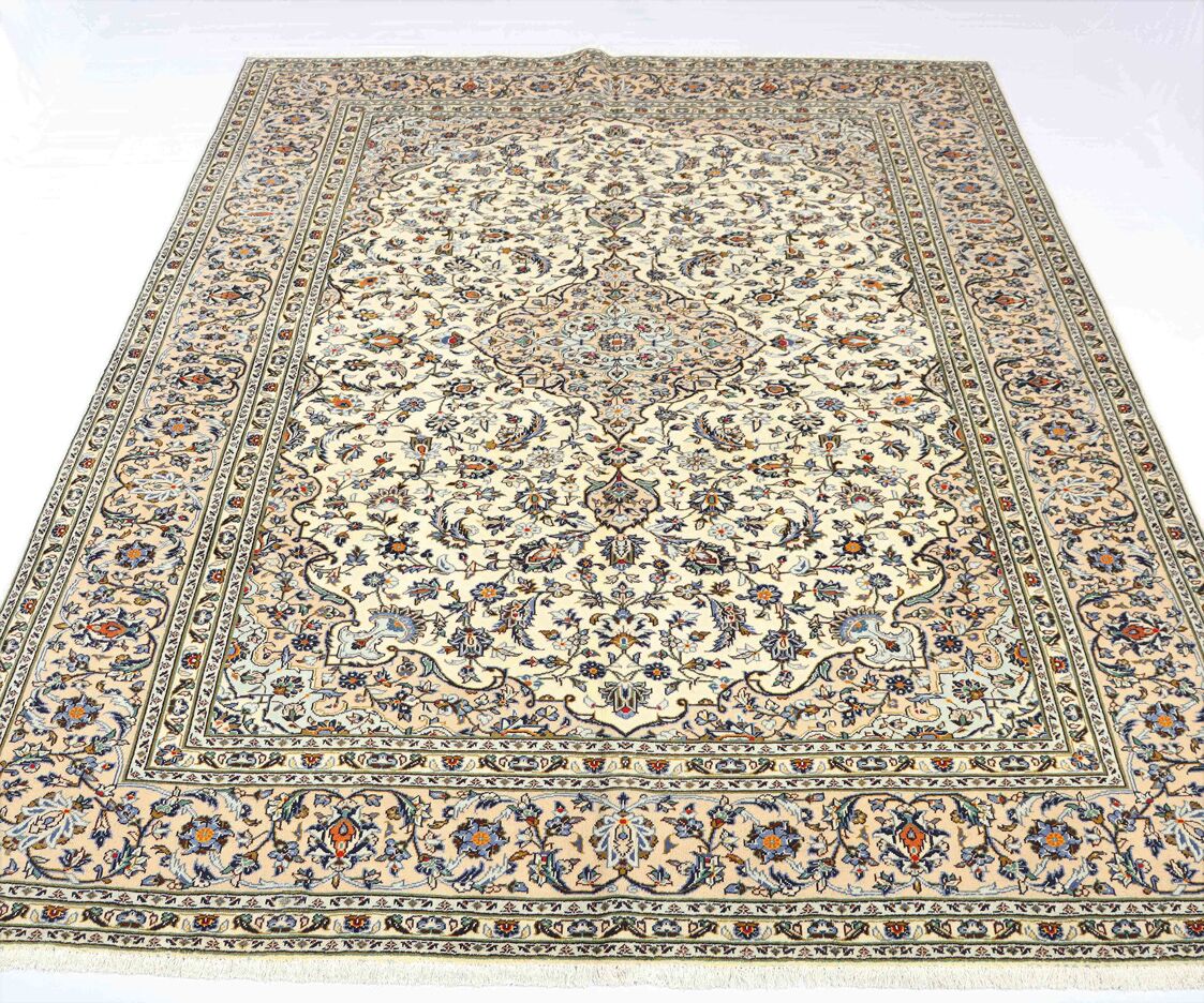 3.4x2.5M Pistachio Persian Kashan - Image 2