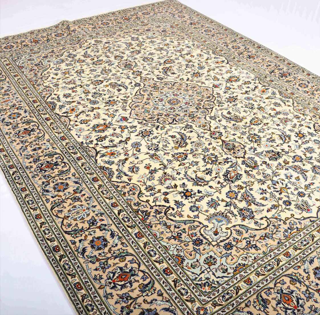 3.4x2.5M Pistachio Persian Kashan - Image 3