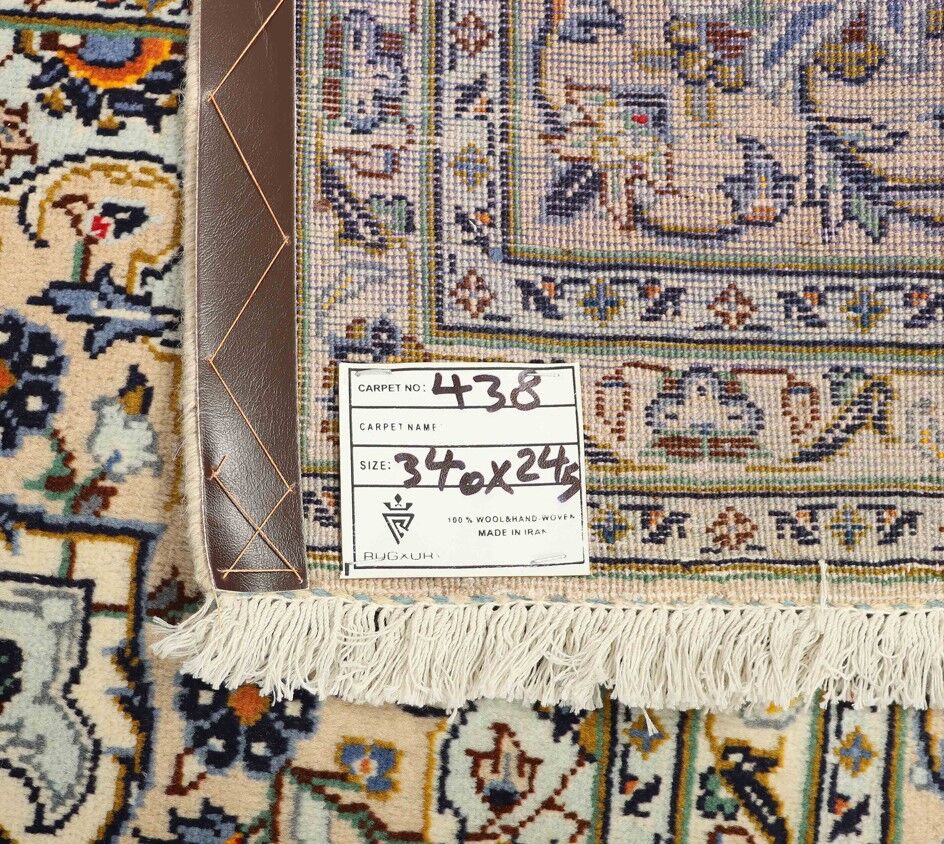 3.4x2.5M Pistachio Persian Kashan - Image 5