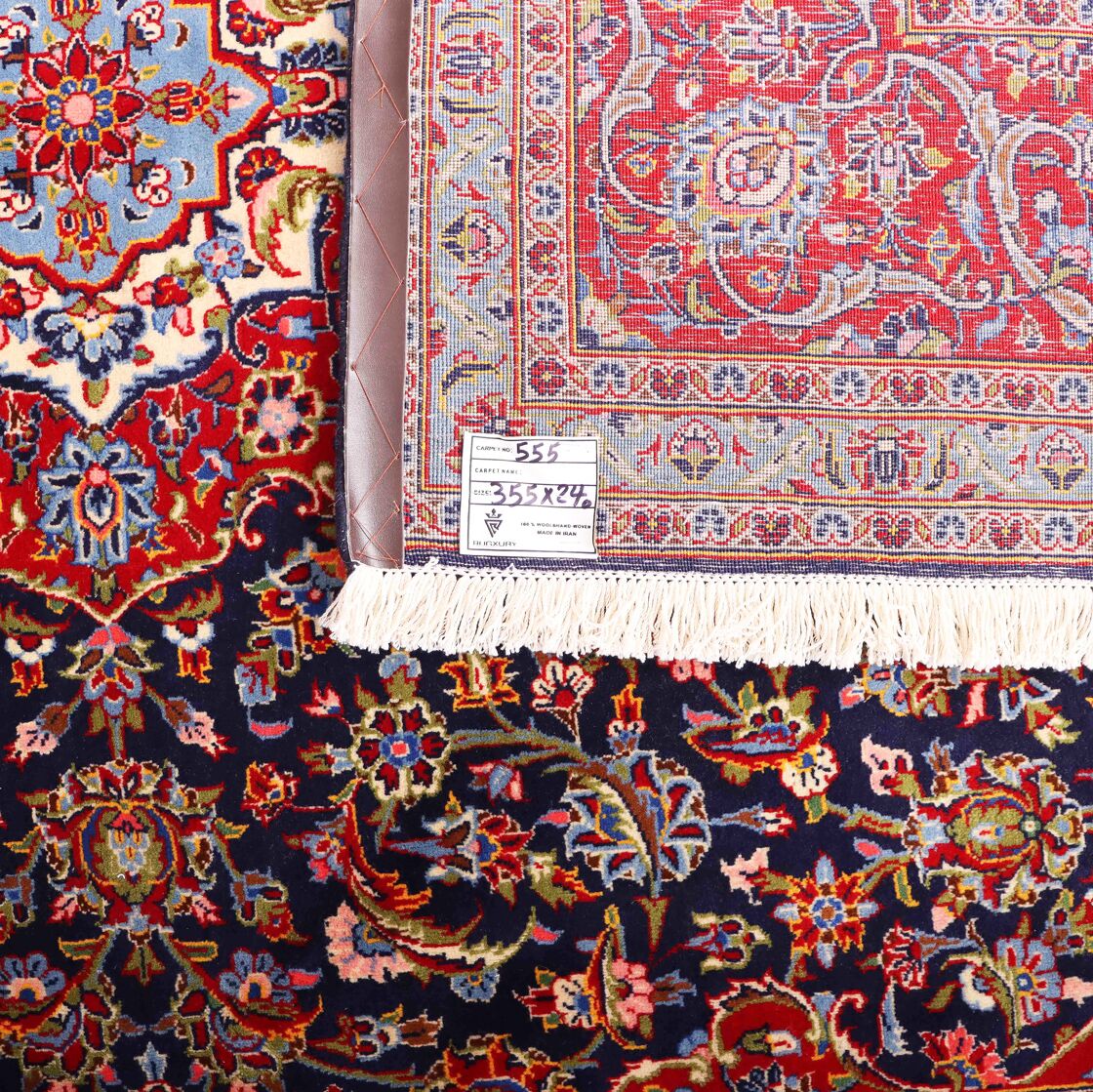 3.5x2.4M Royal Traditional Persian Kashan Rug - Image 6